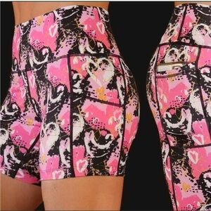 CVG Constantly Varied Gear Tropic Love Thighself Shorts Womens XS Rare